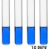 16PK Test Tubes, 50ml - Borosilicate 3.3 Glass - 1.2mm Thick Walls, Beaded Rim