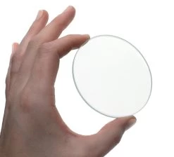 Double Convex Lens, 1000mm Focal Length, 3" (75mm) Diameter - Spherical, Optically Worked Glass Lens - Ground Edges, Polished - Great For Physics Classrooms -
