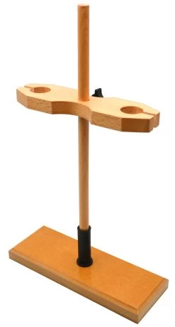 Double Funnel Stand - Holds 2 Funnels - Hardwood