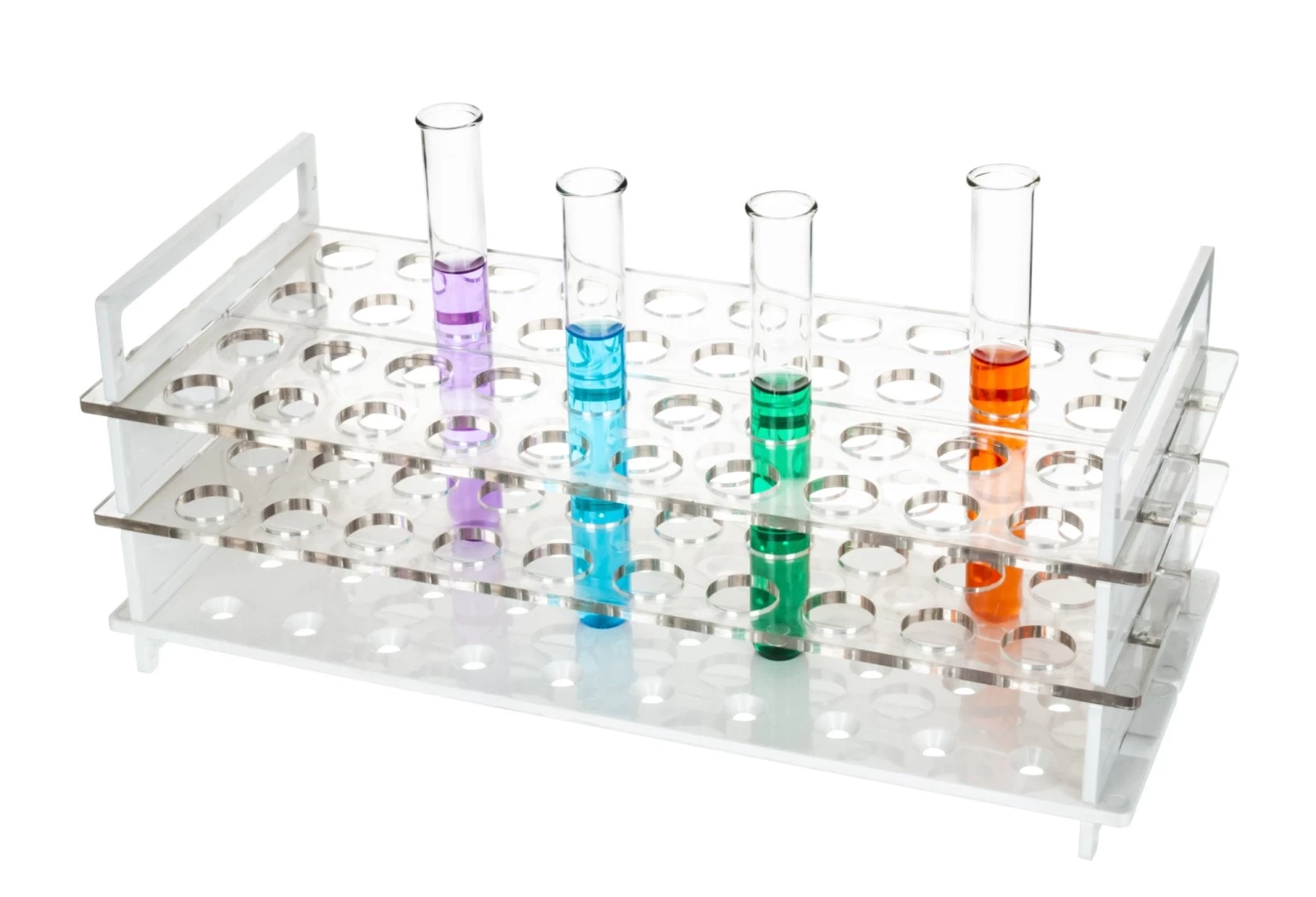 Test Tube Rack - Holds 31 X 13mm Tubes - Polycarbonate 1 Test Tube Rack - Holds 31 X 13mm Tubes - Polycarbonate