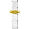 Glass Graduated Cylinder, 50mL - Class A - White Single Scale - Hexagonal Base - Borosilicate