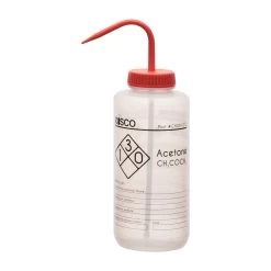 Acetone Wash Bottle, 1000ml - Polyethylene - One Color