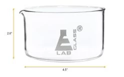 Crystallizing Dish, 500ml - Flat Bottom - Borosilicate Glass - 5 Crystallizing Dish, 500ml - Flat Bottom - Borosilicate Glass - -Laboratory Instrument Store cz2heoyhuxqtxh5oisd7