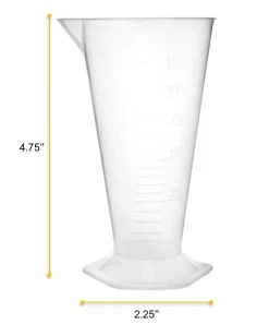 12PK Conical Measures, 125ml - Polypropylene - Raised Graduations - Hexagonal Base 11 12PK Conical Measures, 125ml - Polypropylene - Raised Graduations - Hexagonal Base -Laboratory Instrument Store d33vnv3gsf2pkbyhtktf