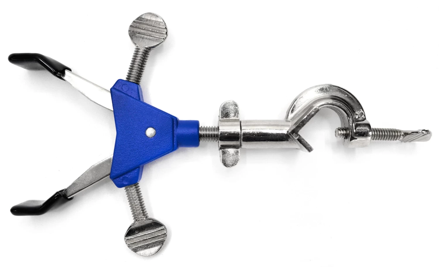 2 Finger Spring Loaded Clamp, Swivel Bosshead - 2.75" Max Opening 2 2 Finger Spring Loaded Clamp, Swivel Bosshead - 2.75" Max Opening - Image 2