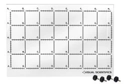 Magnetic Back Board - Includes 4 Screw Mounts - For Use With Visual Science Experiment Systems - Visual Scientifics By Eisco