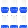 50ml Boiling Flask (Pack Of 6), Florence, Flat Bottom Borosilicate, Wide Neck With Beaded Rim -
