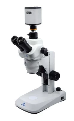Digital Stereo Microscope With Camera, 3079-HD - 8-35X Zoom Magnification - 1080p HD Resolution - 5 MP Image & 15 FPS Video Capture - HDMI/USB 2.0 Outputs