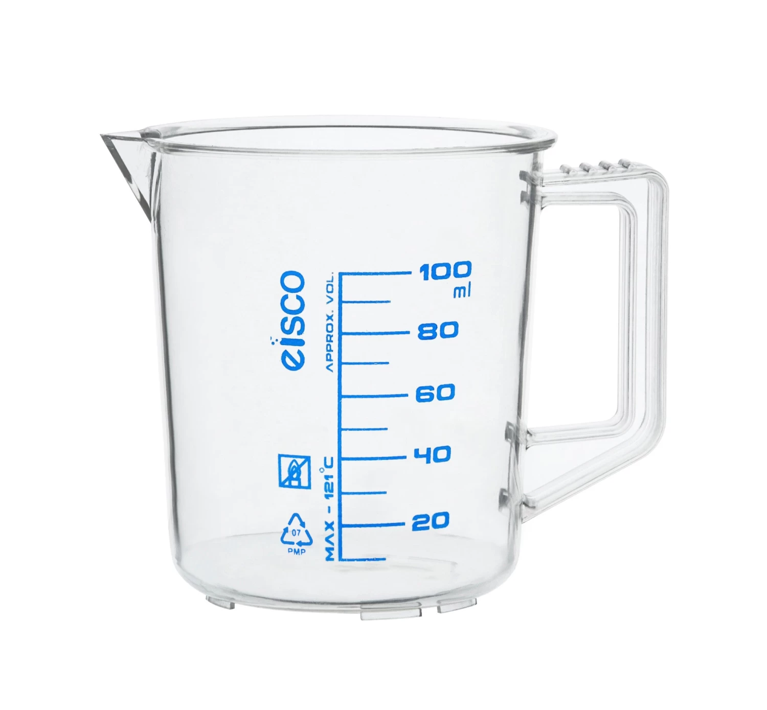 Measuring Jug, 100ml - TPX Plastic - Screen Printed Graduations - With Handle & Spout 1 Measuring Jug, 100ml - TPX Plastic - Screen Printed Graduations - With Handle & Spout