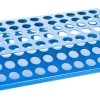 Z-Shape Test Tube Rack - Holds 50 X 17mm Tubes - Aluminum
