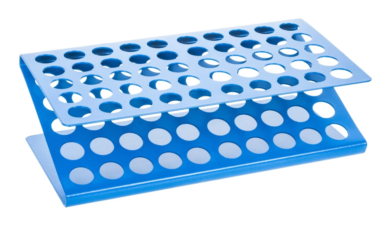 Z-Shape Test Tube Rack - Holds 50 X 17mm Tubes - Aluminum 1 Z-Shape Test Tube Rack - Holds 50 X 17mm Tubes - Aluminum
