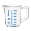 Jug, 1000ml - Polypropylene - Screen Printed Graduations - With Handle & Spout