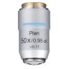Microscope Objective, 50xR Oil Infinity DIN Plan Achromat - FitsMicroscope Series 3000-LED, EXC-350, EXC-400, 3012, 3000
