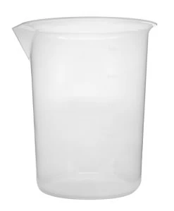 Plastic Beaker, 5000ml - Polypropylene - Raised Graduations