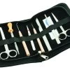 Dissection Set, Student, 9 Pcs - Stainless Steel - Leather Storage Case