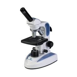 Microscope EXM-150 - Monocular Head, 40-400X Magnification, Disc Diaphagm, Cordless LED Illumination