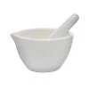 Mortar & Pestle, 60mL - 80mm - Porcelain, Unglazed Grinding Surface