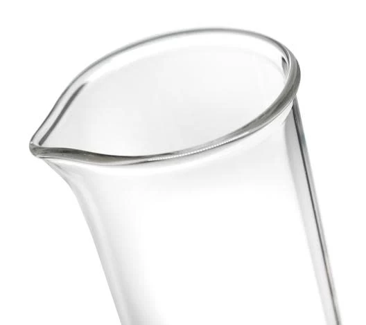 Graduated Cylinder, 25mL - ASTM Class A - Protective Collar, Hexagonal Base - White Graduations - Borosilicate Glass 2 Graduated Cylinder, 25mL - ASTM Class A - Protective Collar, Hexagonal Base - White Graduations - Borosilicate Glass - Image 2