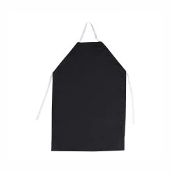 Rubber Vinyl Apron, Small (27"W X 30"L) - Black