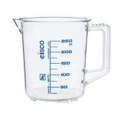 Jug, 250mL - TPX Plastic - Screen Printed Graduations - With Handle & Spout