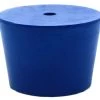 10PK Neoprene Stoppers, 1 Hole - ASTM - Size: #7 - 30mm Bottom, 37mm Top, 25mm Length