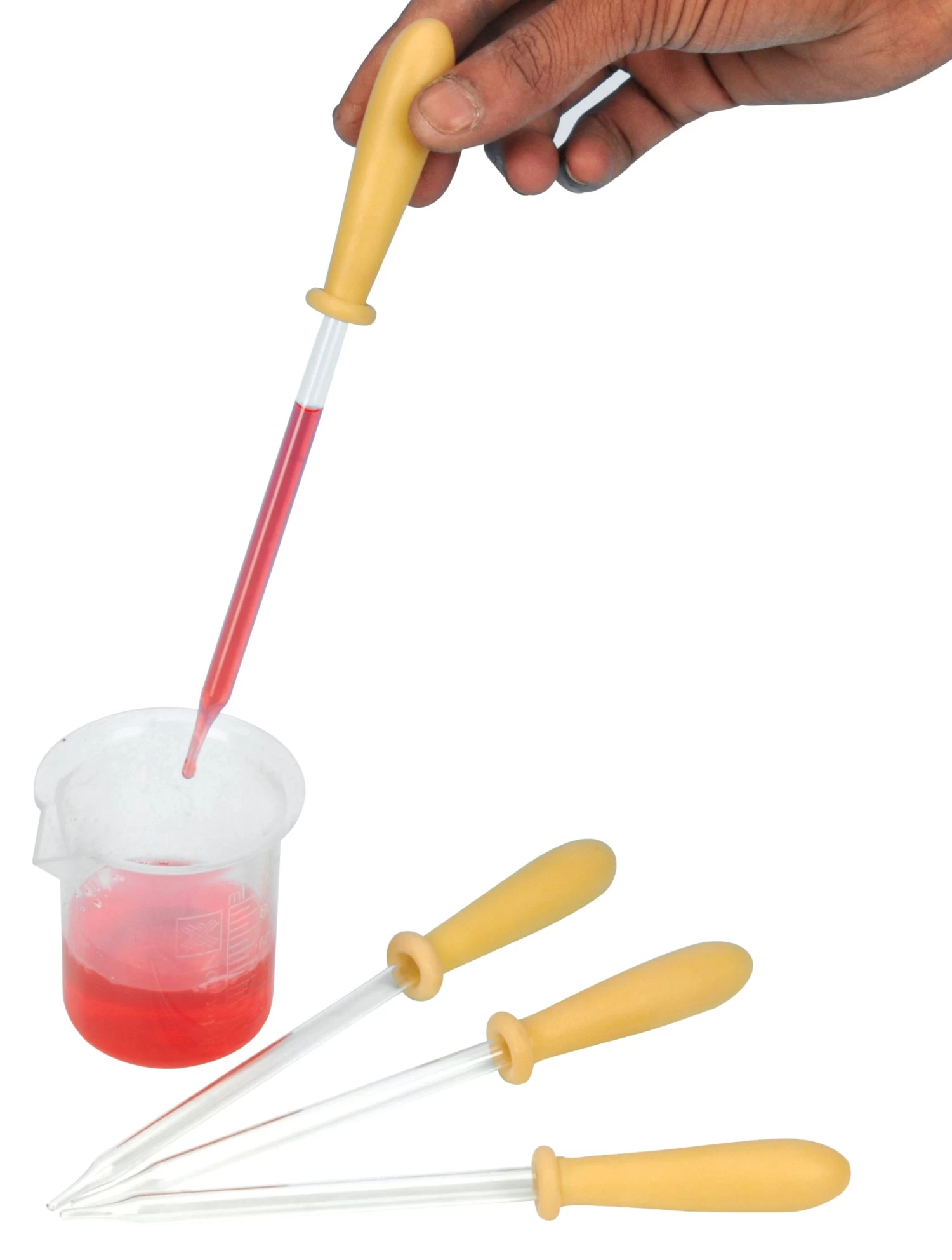 6PK Dropping Pipette, 6.75" - Glass With Latex Teat - 2 6PK Dropping Pipette, 6.75" - Glass With Latex Teat - - Image 2