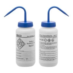 Sodium Hypochlorite (Bleach) Wash Bottle, 500ml - Polyethylene - One Color 8 Sodium Hypochlorite (Bleach) Wash Bottle, 500ml - Polyethylene - One Color -Laboratory Instrument Store ghf4ubw7r0jqng9vzjf1