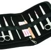 Dissection Set, Basic, 7 Pcs - Stainless Steel - Leather Storage Case