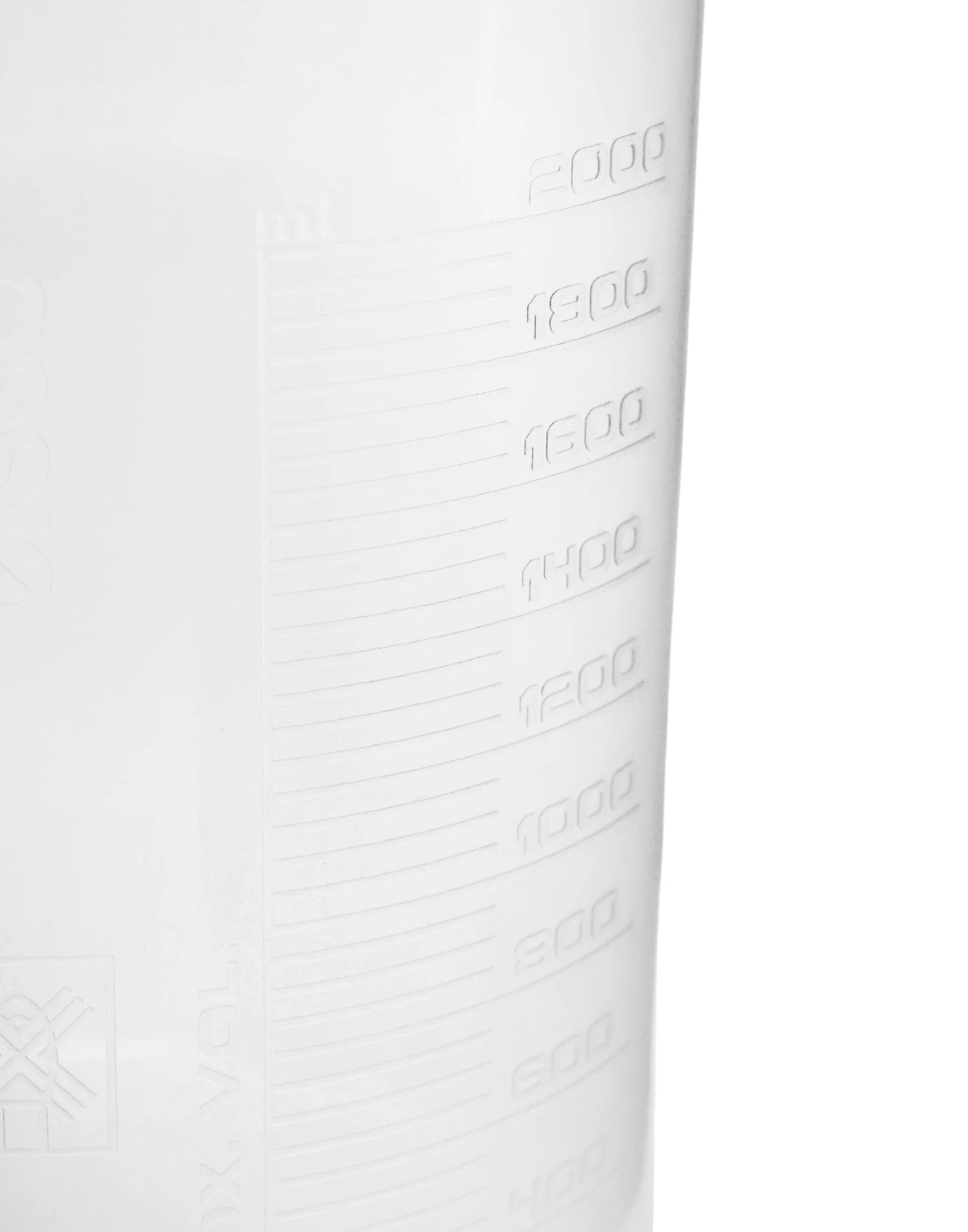 12PK Plastic Beakers, 2000ml - Polypropylene - Raised Graduations 3 12PK Plastic Beakers, 2000ml - Polypropylene - Raised Graduations - Image 3