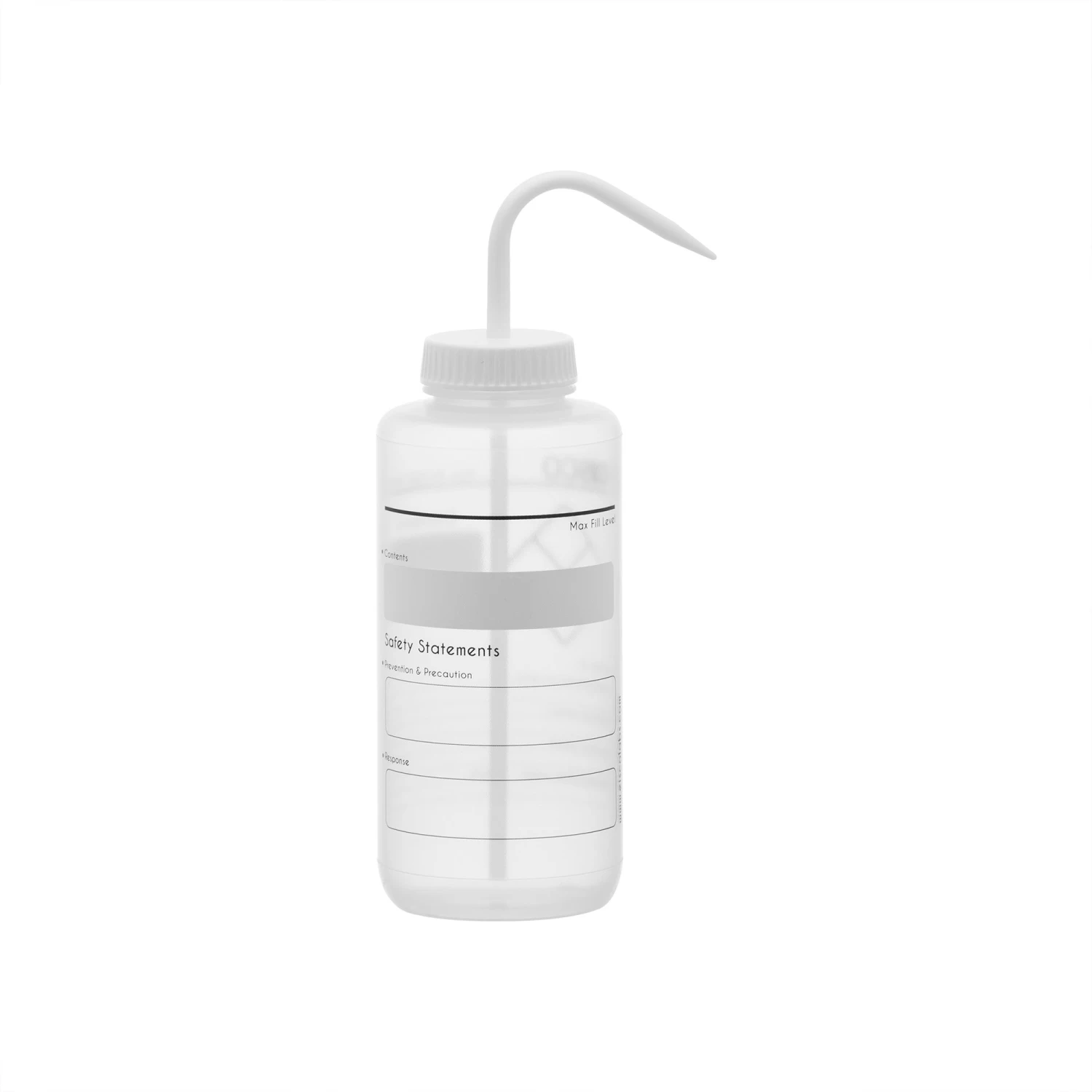 Chemical Wash Bottle, Blank Labels, 1000ml - Wide Mouth, Self Venting, Low Density Polyethylene - Performance Plastics By 2 Chemical Wash Bottle, Blank Labels, 1000ml - Wide Mouth, Self Venting, Low Density Polyethylene - Performance Plastics By - Image 2
