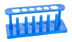 Test Tube Rack - Holds 6 Tubes (2 X 25mm And 4 X 16mm) - Polypropylene -Laboratory Instrument Store h87galqy5cgiiubjnp03