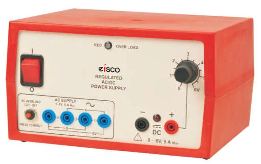 Power Supplies Regulated AC/DC 0-6V, 5Amp. 1 Power Supplies Regulated AC/DC 0-6V, 5Amp.