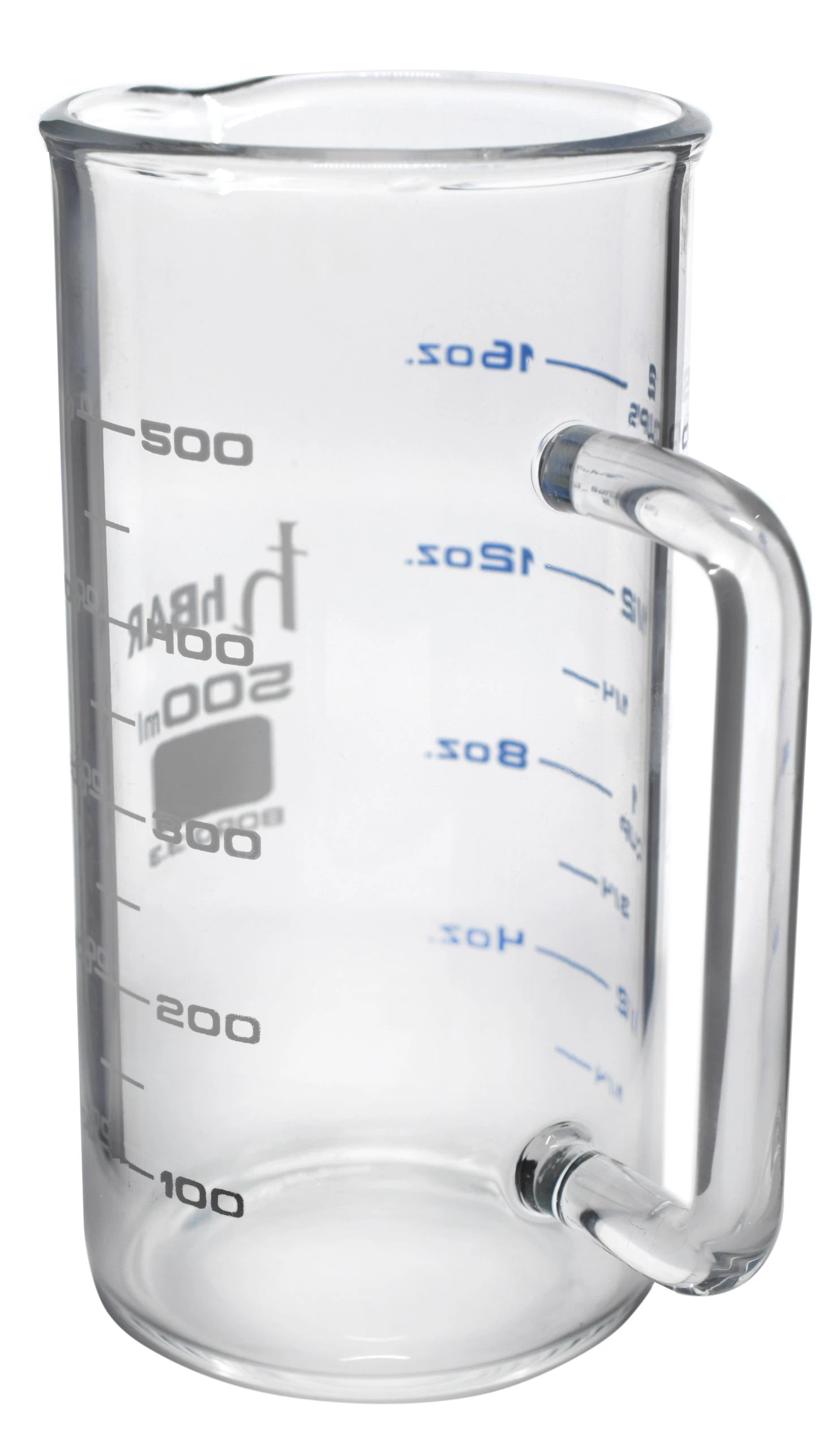 Industrial Beaker Mug, 500mL - Tall Form - Double Sided - Borosilicate Glass 6 Industrial Beaker Mug, 500mL - Tall Form - Double Sided - Borosilicate Glass - Image 6