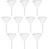 10PK Filter Funnel, 2.6" - Polyethylene Plastic - Chemical Resistant