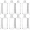 12PK Reagent Bottles, 500ml - Narrow Neck With Screw Cap - Polypropylene