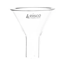Powder Funnel, 55mm - Plain Stem, 20mm - Borosilicate Glass