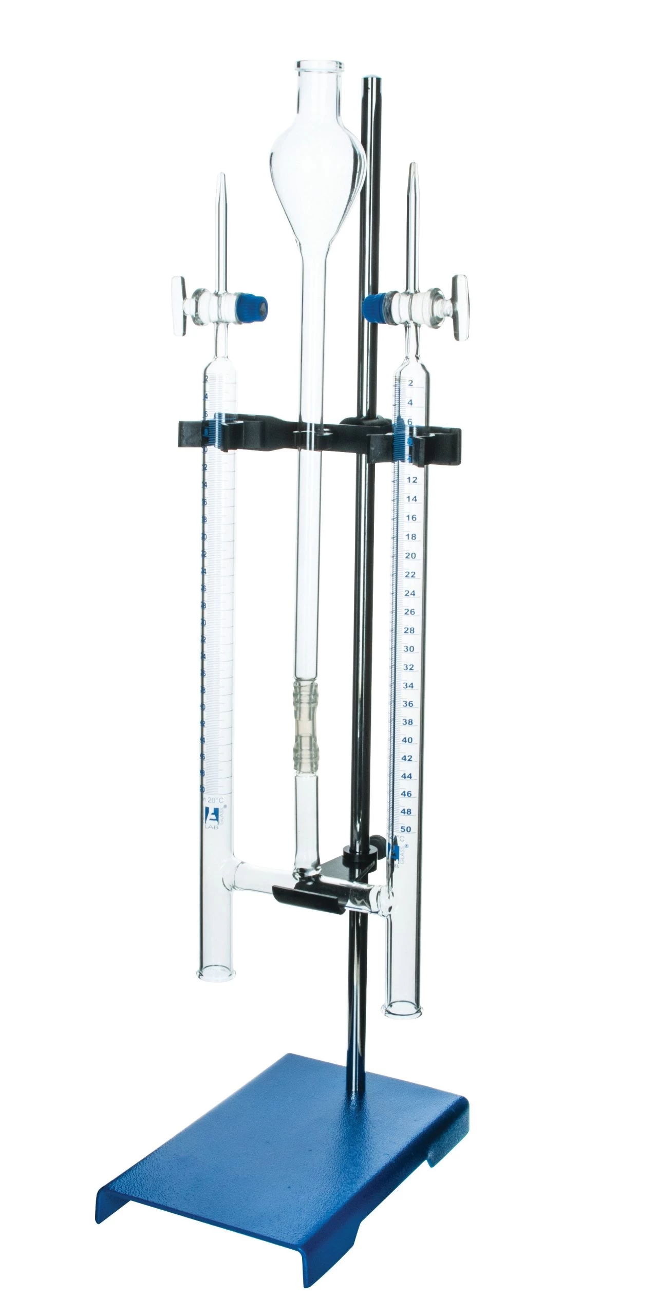 Hoffman Electrolysis Apparatus With Glass Stopcocks - Borosilicate Glass 1 Hoffman Electrolysis Apparatus With Glass Stopcocks - Borosilicate Glass