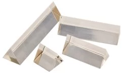 Equilateral Prism, 6x1" - Glass - Useful For Experiments In Optics, Light Refraction & Wavelengths -