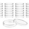 25PK Disposable Petri Dish With Lid - Sterile - 90x14mm - Polystyrene - Triple Vented - Transparent