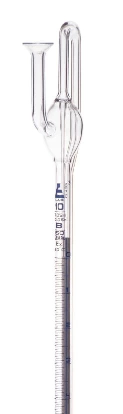 Automatic Zero Burette, 10mL - Class B - With Intermediate Stopcock & Schellbach Stripe - Borosilicate Glass -Laboratory Instrument Store jtforqufwt6xji8an4ux