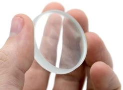 Double Concave Lens, 150mm Focal Length, 1.5" (38mm) Diameter - Spherical, Optically Worked Glass Lens - Ground Edges, Polished