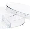 25PK Petri Dishes - 90 X 15mm - Three Compartments - Polystyrene