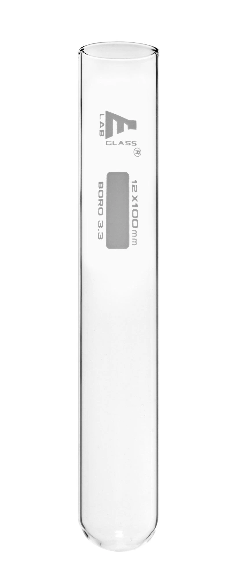 48PK Test Tubes, 7mL, 12x100mm - Rimless - Marking Spot - Light Wall, 1mm Thick - Borosilicate 3.3 Glass 1 48PK Test Tubes, 7mL, 12x100mm - Rimless - Marking Spot - Light Wall, 1mm Thick - Borosilicate 3.3 Glass