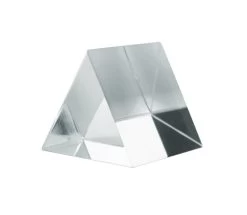 Equilateral Prism - 38mm Length, 38mm Faces - 60 Degree Angles - Acrylic