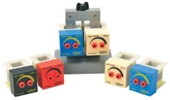 Coils & Cores Activity Set - Components Only - Includes 6 Coils, Thumbscrew & Threaded Rod, Base, Washer, Nut & Laminated Iron Core - No Power Supply Included