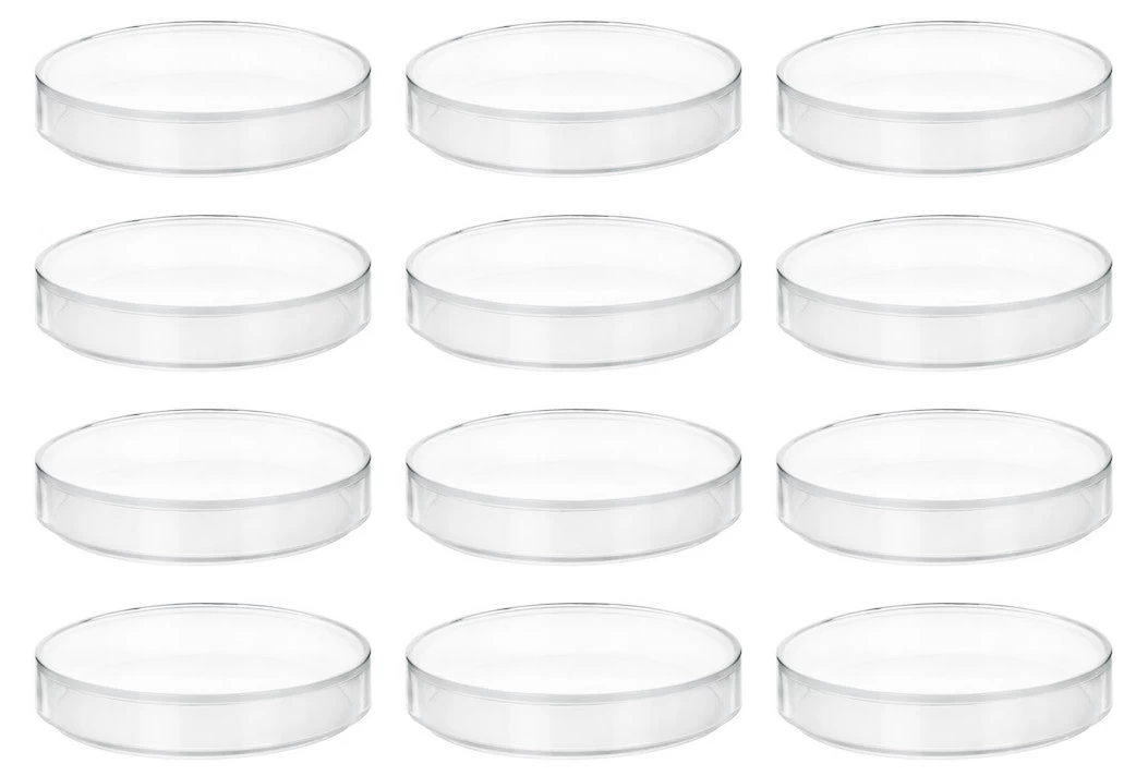 12PK Petri Dishes, 5" X 0.75" (128 X 20mm) - With Lid - Polypropylene Plastic 1 12PK Petri Dishes, 5" X 0.75" (128 X 20mm) - With Lid - Polypropylene Plastic