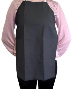 Rubber Vinyl Apron, Extra Small (15"W X 22"L) - Black