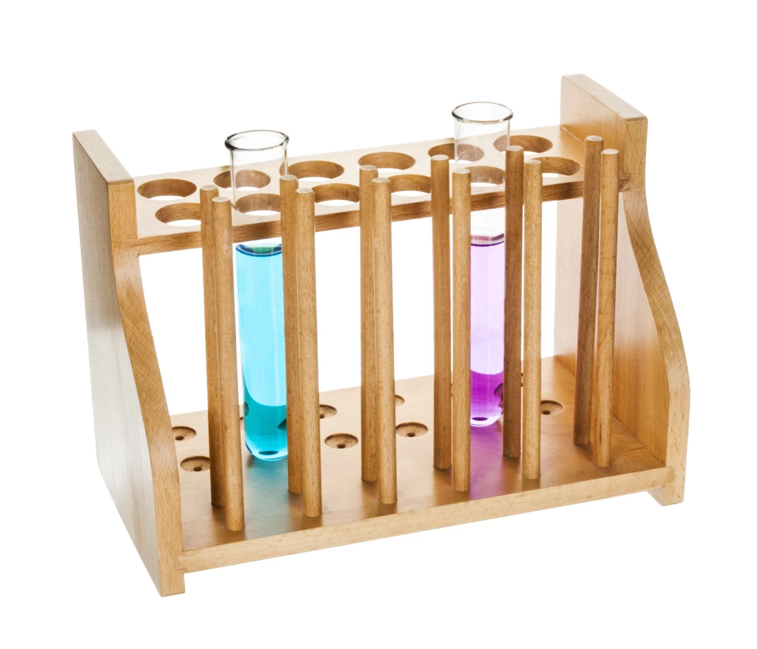 Test Tube Rack - Holds 12 X 25mm Tubes - Hardwood 4 Test Tube Rack - Holds 12 X 25mm Tubes - Hardwood - Image 4