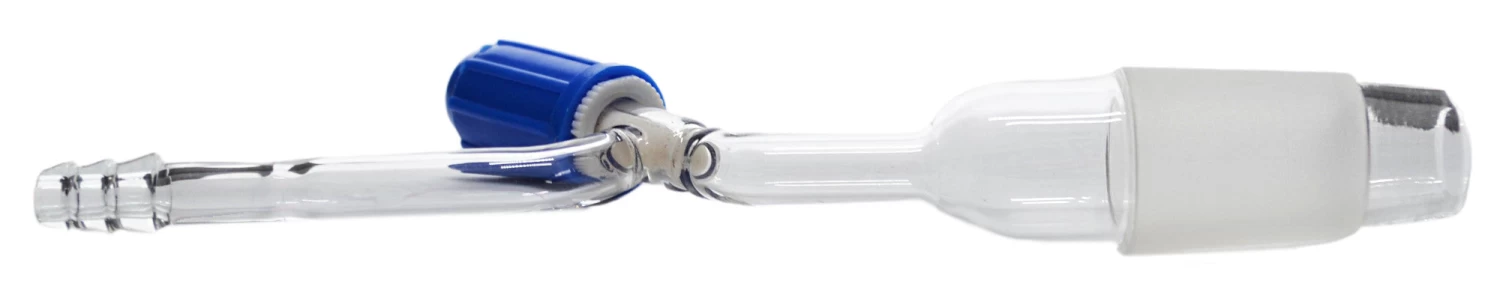 Stopcock Adapter - Rotaflow Key, 24/29 Cone Size - Borosilicate Glass 3 Stopcock Adapter - Rotaflow Key, 24/29 Cone Size - Borosilicate Glass - Image 3