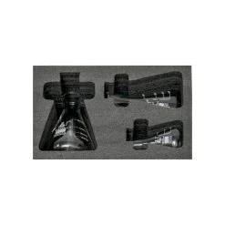 Premium Erlenmeyer Flask Set, 100, 250 & 500ml - Borosilicate Glass -